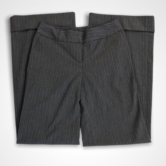 Semantiks Gray Pinstripe Trousers - Picture 4 of 7